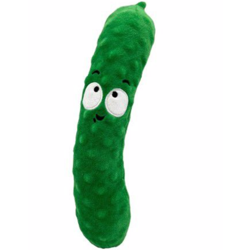 Huxley & Kent Fetchies Dell Pickle Plush and Squeaker Crinkle Dog Toy