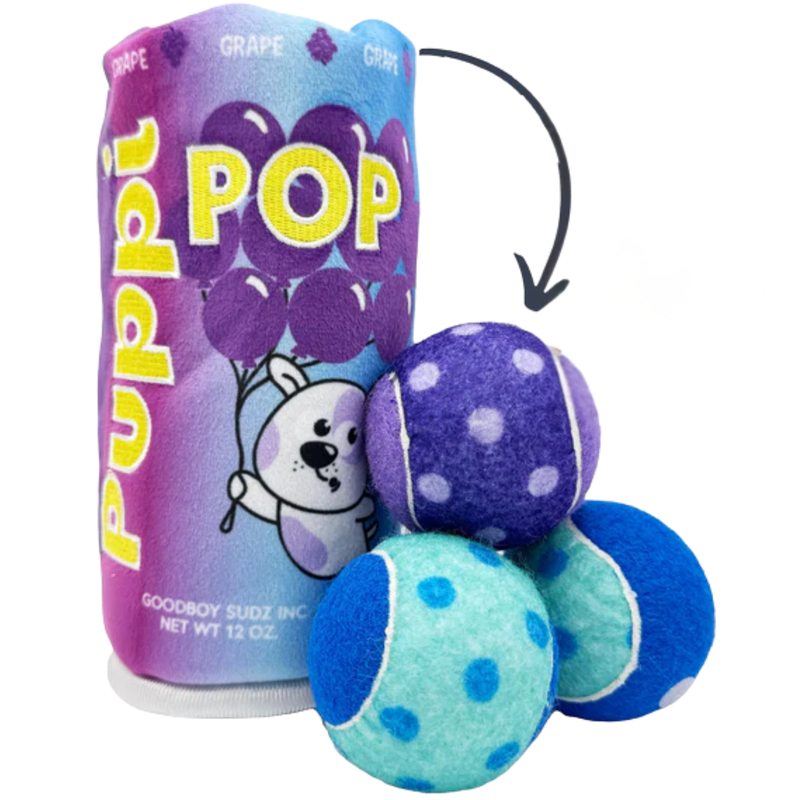 Huxley & Kent Squeak 'n Peek Grap Puppi Pop Dog Toy