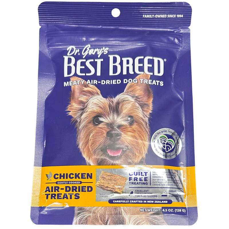 Dr. Gary's Best Breed Chicken Meaty Air Dried Dog Treats
