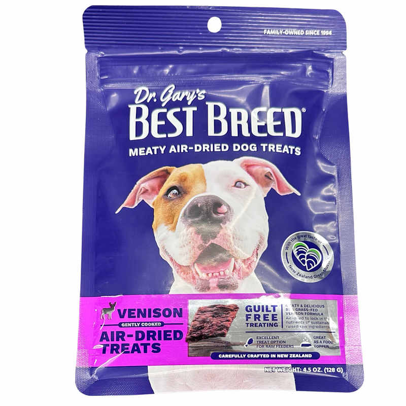 Dr. Gary's Best Breed Venison Meaty Air Dried Dog Treats