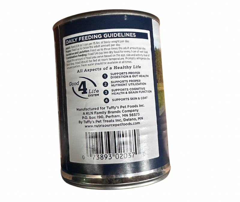 NutriSource 13 OZ DOG CAN NORTHERN FEAST HARVEST SELECTS