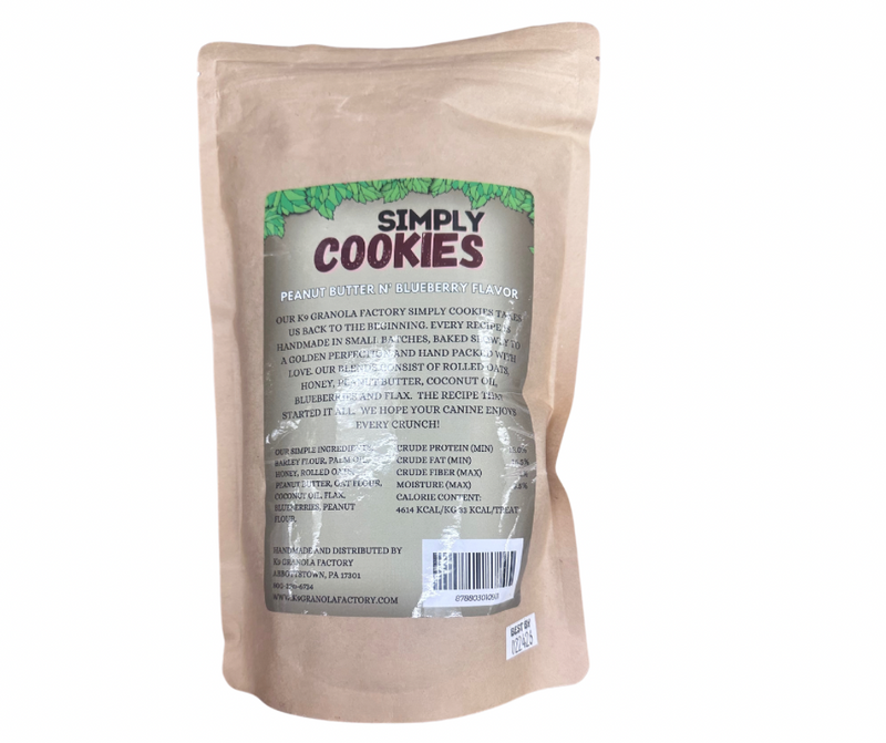 K9 Granola Peanut Butter & Blueberry Simply Cookies