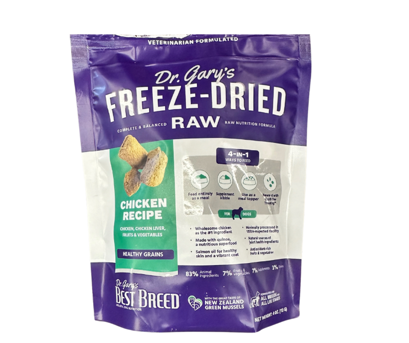 Dr. Gary's Best Breed Freeze-Dried Chicken & Quinoa Recipe
