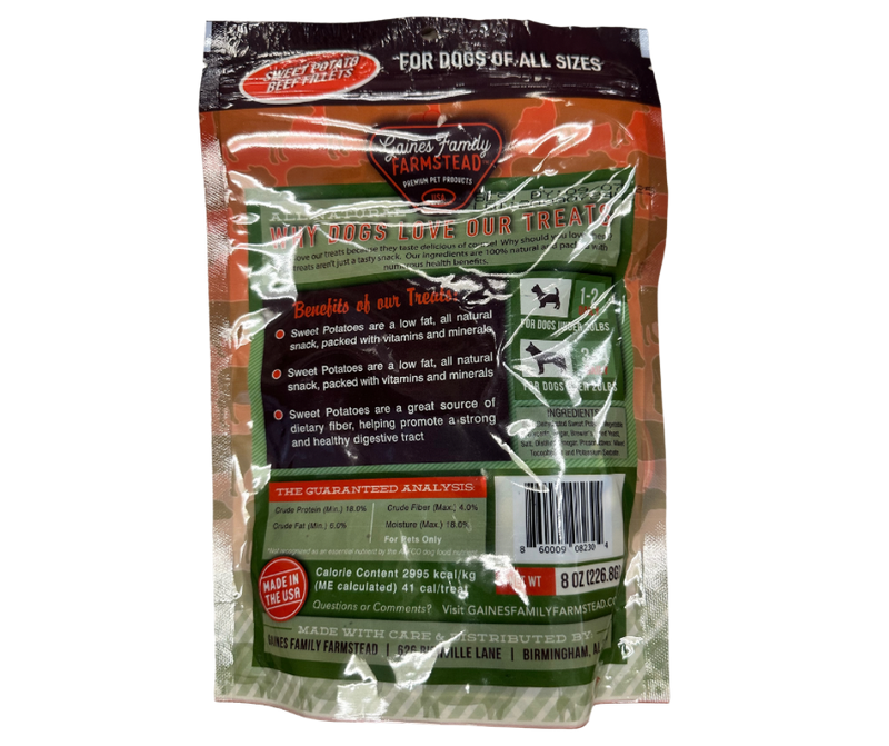 Gaines Family Sweet Potato and Beef Fillet