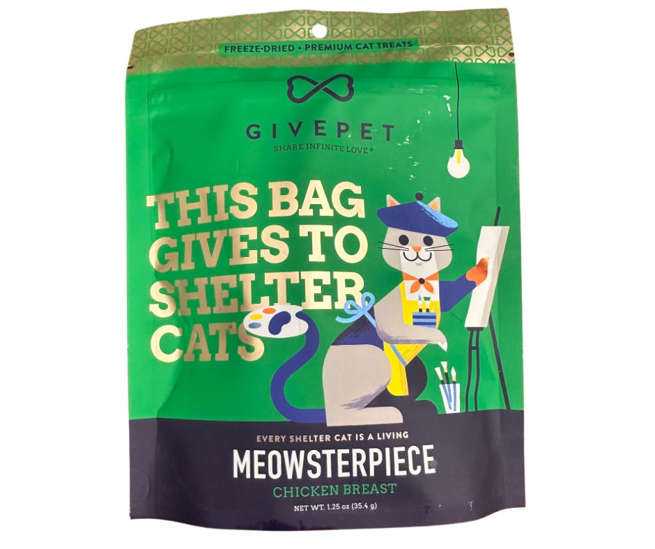 GivePet Freeze Dried Meowsterpiece Chicken Breast 1.25oz