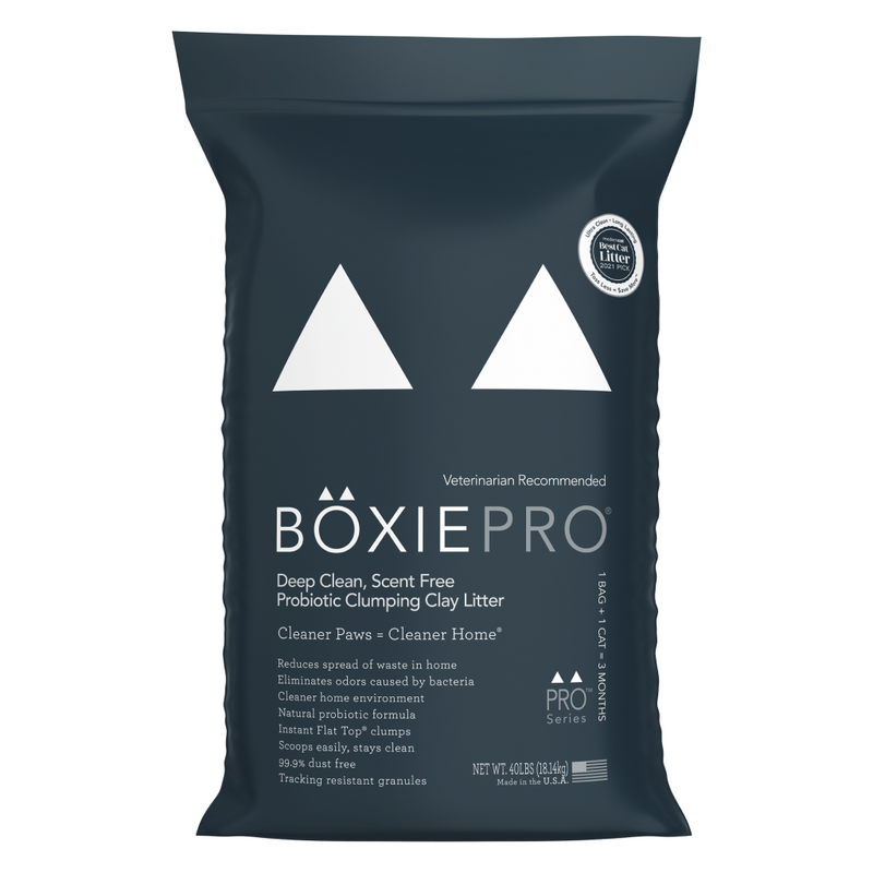 Boxiecat Pro Scent Free Cat Litter 40lbs
