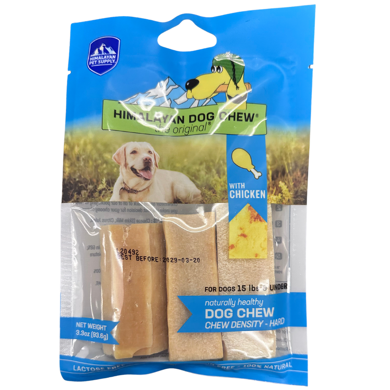 Himalayan Pet Supply Cheese Chicken Hard Chew Dog