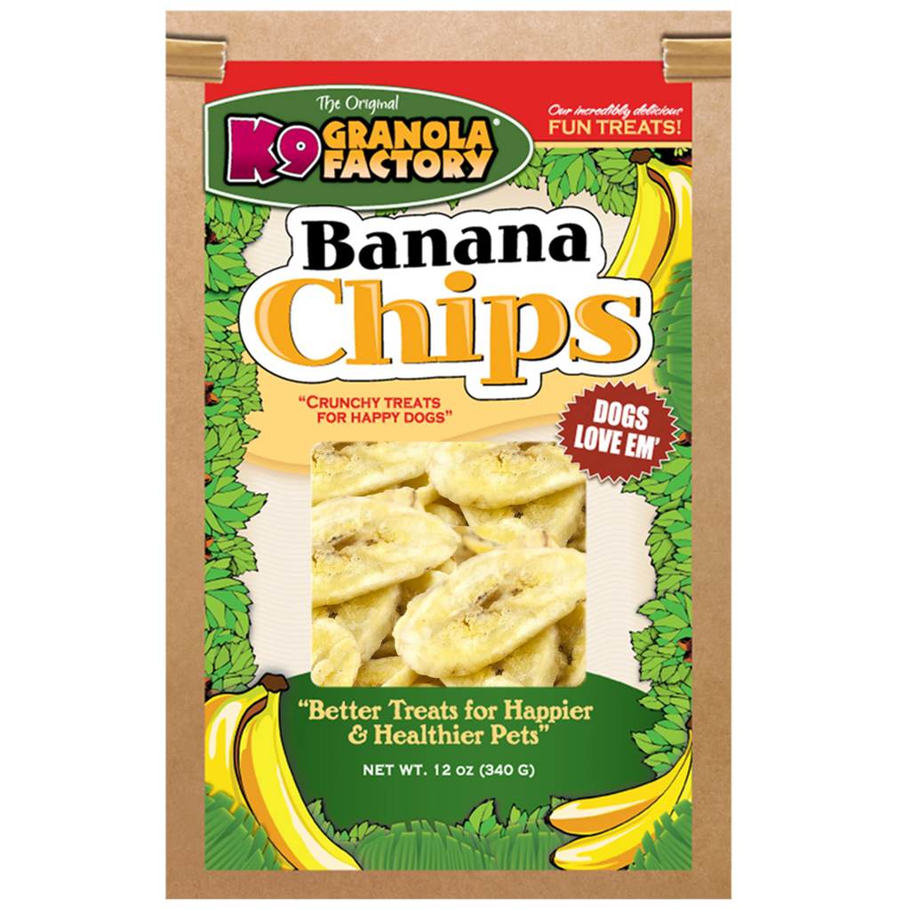 K9 Granola 12oz Natural Banana Chips
