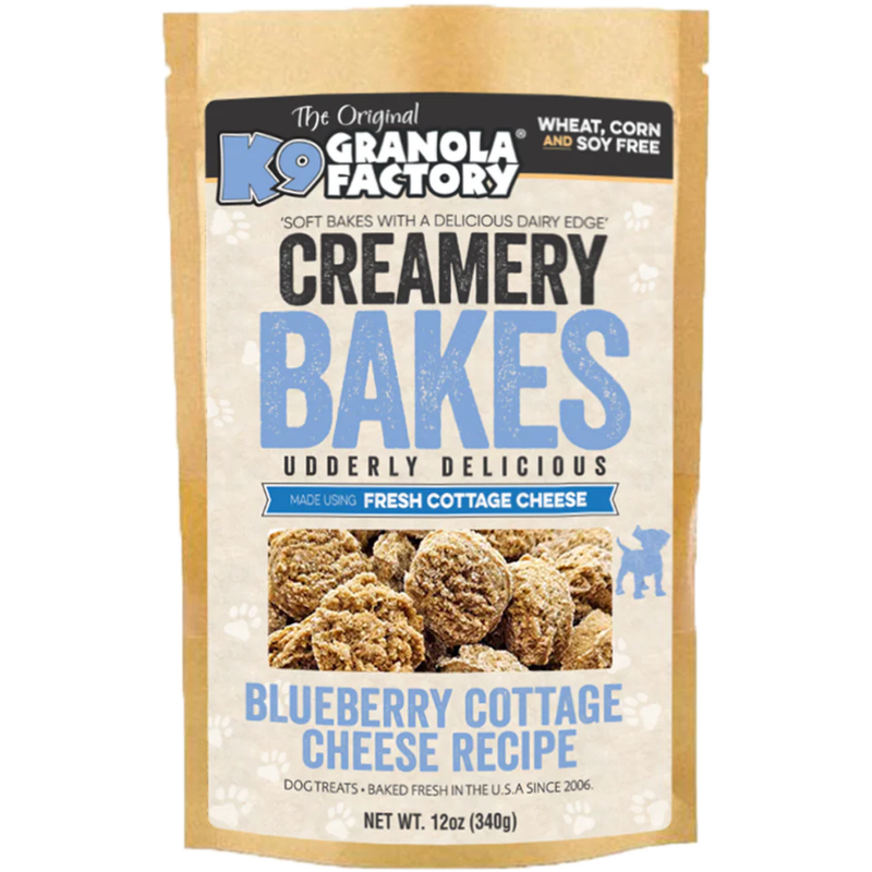 K9 Granola Factory Creamery Bakes Blueberry Cottage Cheese Recipe