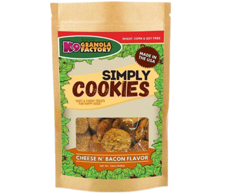 K9 Granola Simply Cookies Cheese & Bacon Flavor