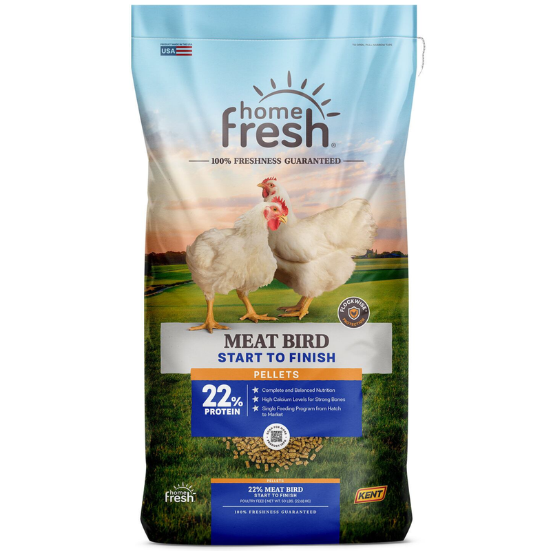 Kent Home Fresh Meat Bird Start to Finish 22% Pellet