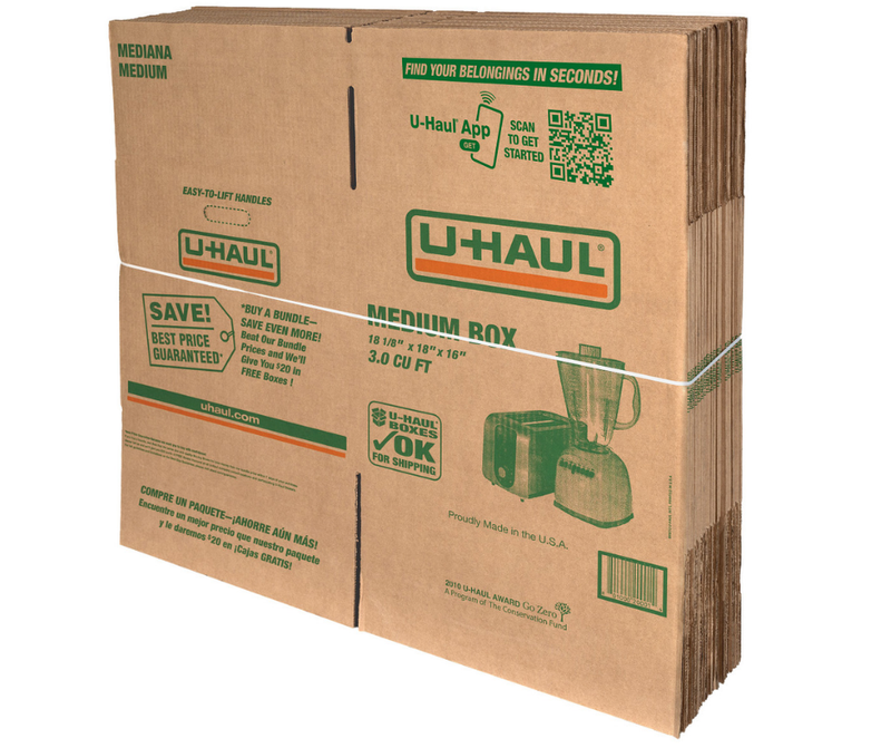 Moving Boxes Small, Medium, and Large