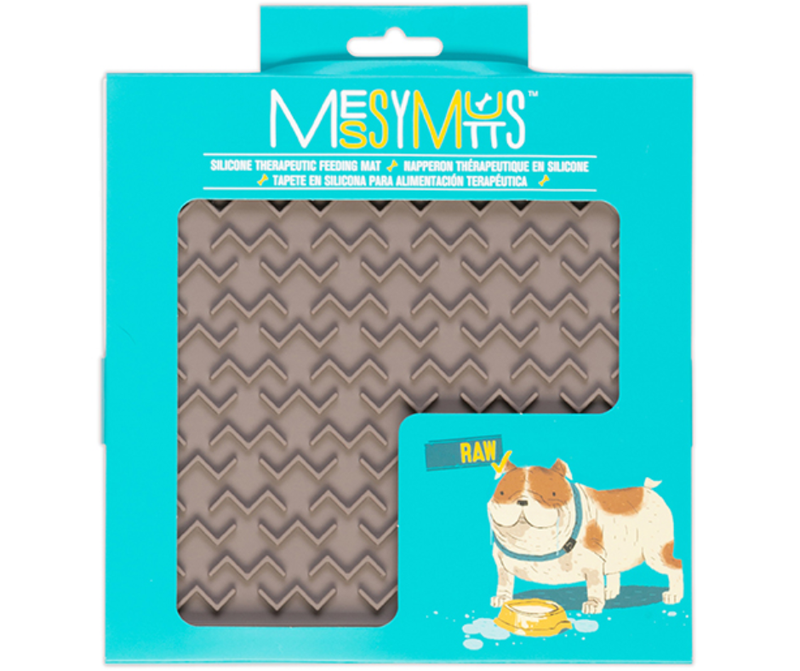 Messy Mutts Medium Silicone Interactive Licking Mats for Dogs 8"x8"