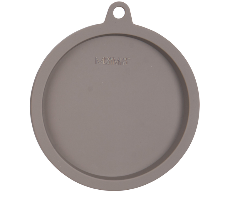 Messy Mutts Grey Silicone Lid for Stainless Bowls