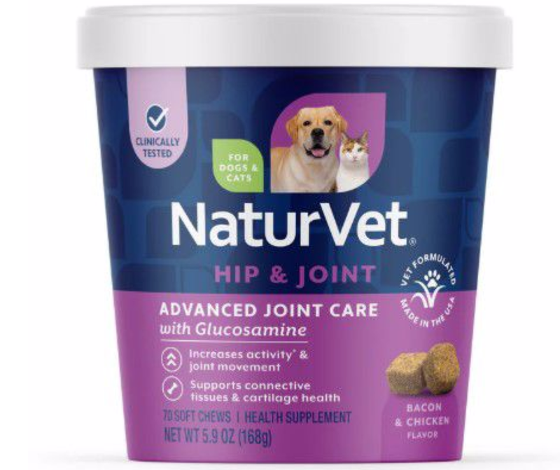 NaturVet Hip & Joint Advanced Joint Care 70soft chews