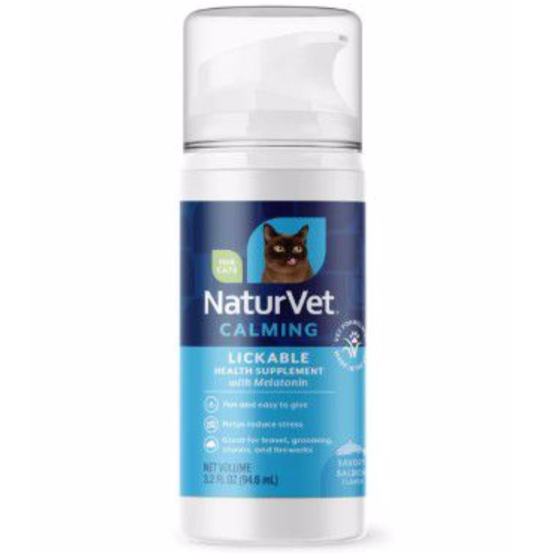 NaturVet Calming Lickable Health Supplement with Melatonin