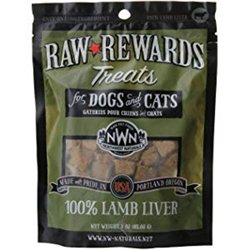 Northwest Cat and Dog Freeze Dried Treats 100% Lamb Liver