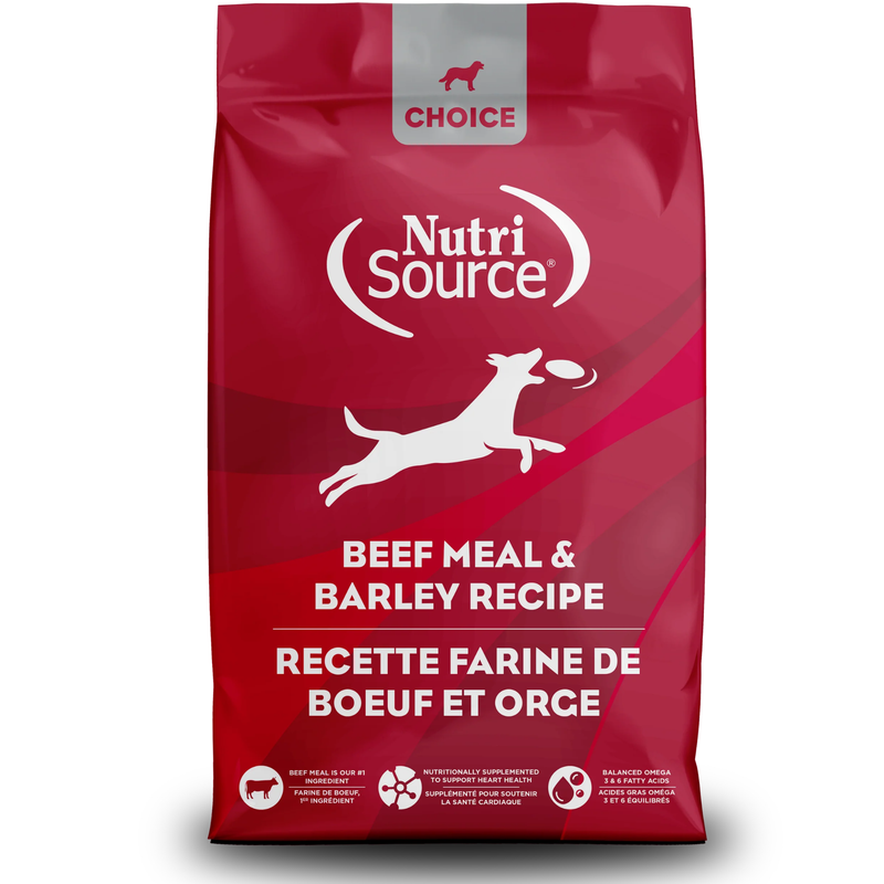 NutriSource Choice Beef Meal and Barley Dry Dog Food