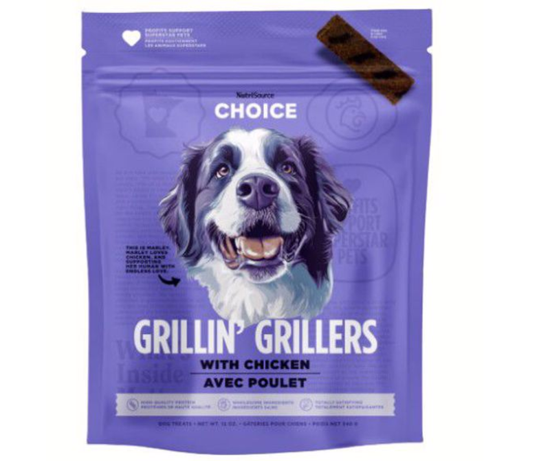 Nutrisource Choice Grillin Grillers Chicken Dog Treats