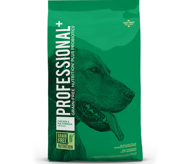 Professional+ Grain Free Chicken and Pea Dog Food