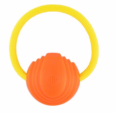 Project Hive Large Breed Dog Orange Looped Ball