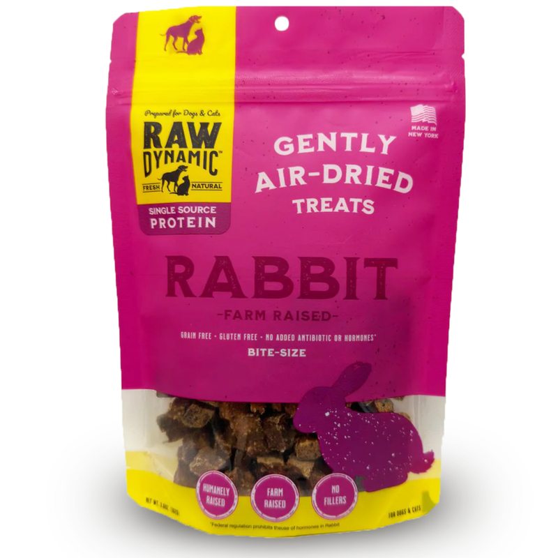 Raw Dynamic Gently Air Dried Rabbit Treats