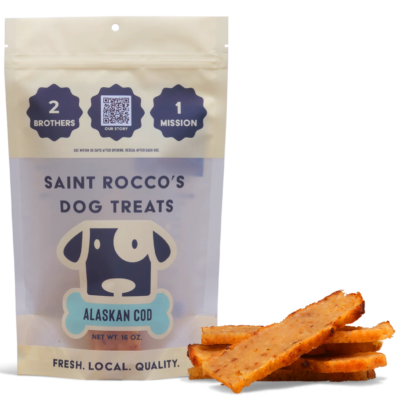 Saint Rocco's Treats Alaskan Cod Soft Baked Dog Treats