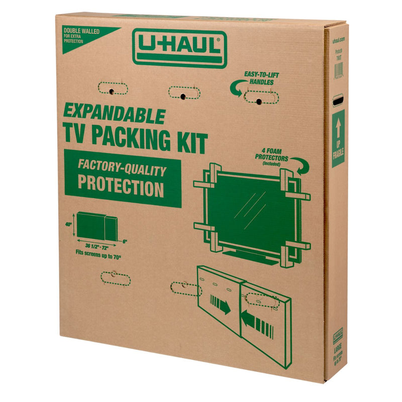 Uhaul Expandable Large TV Moving box