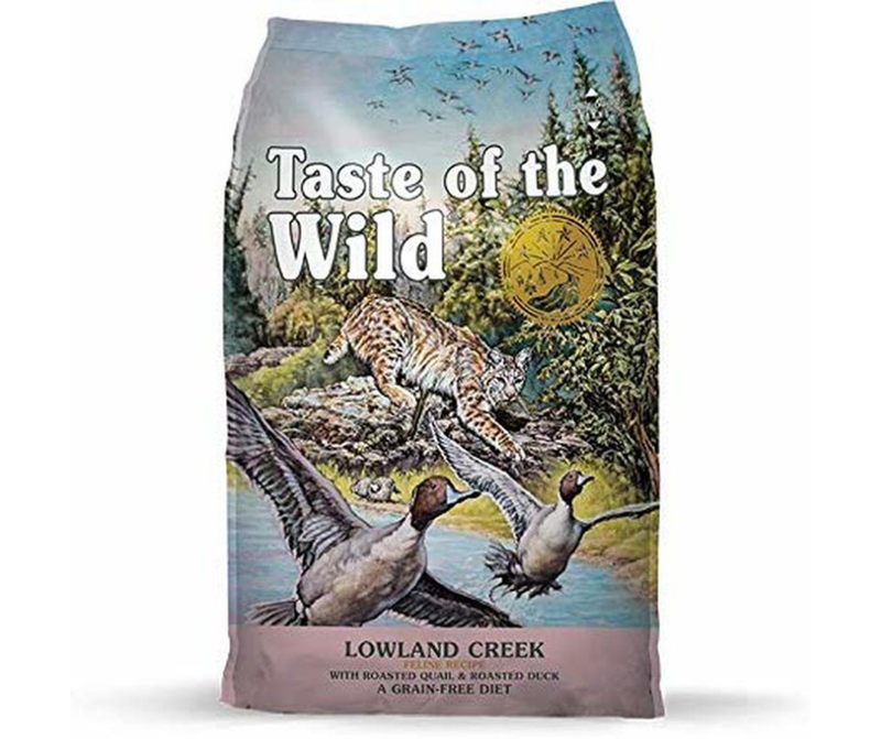 Taste of the Wild Lowland Creek Feline Recipe with Roasted Quail & Roasted Duck