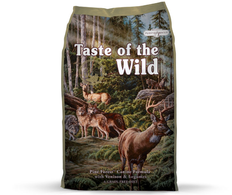 Taste of the Wild Pine Forest Canine Recipe with Venison & Legumes