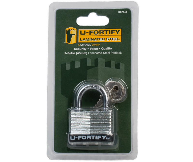 U-Fortify® Laminated Steel 1-3/4” Padlock