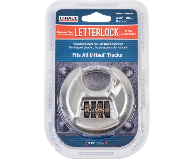 U-Haul LetterLock™ Discus Lock - 3.15” Diameter