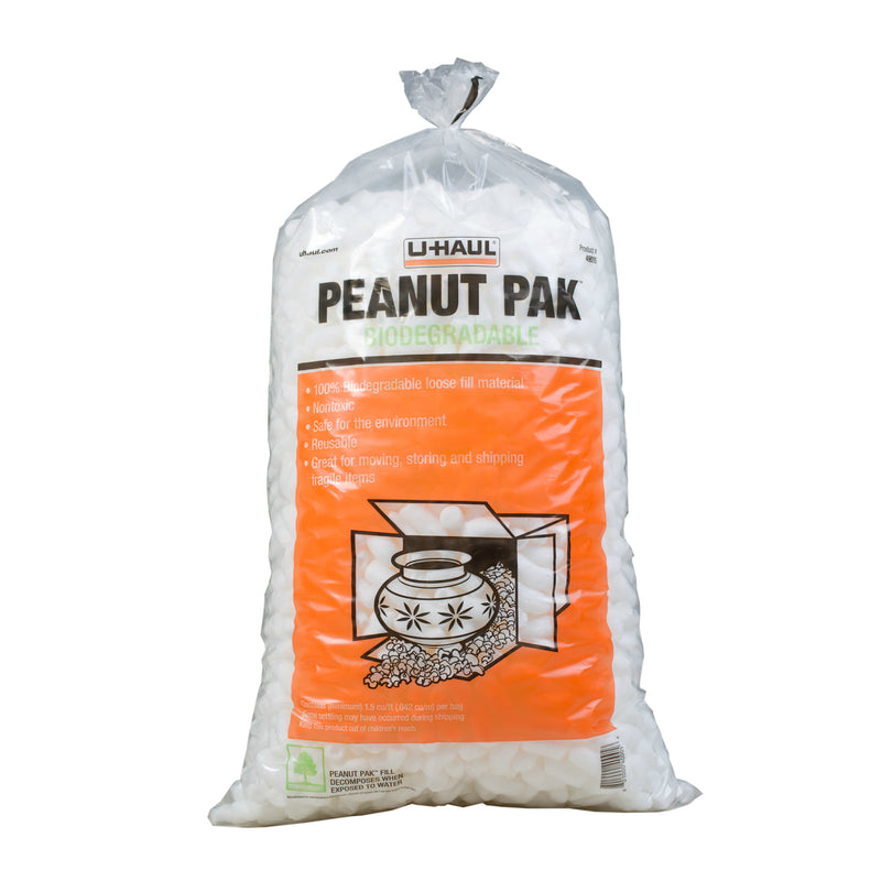 Uhaul Peanuts 1.5cubic per bag