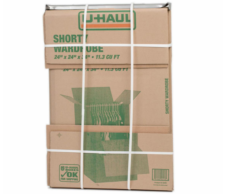 Uhaul Shorty Wardrobe box