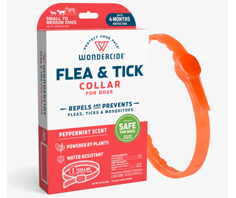 WONDERCIDE DOG COLLAR PEPPERMINT FLEA & TICK (Small and Medium Dogs)