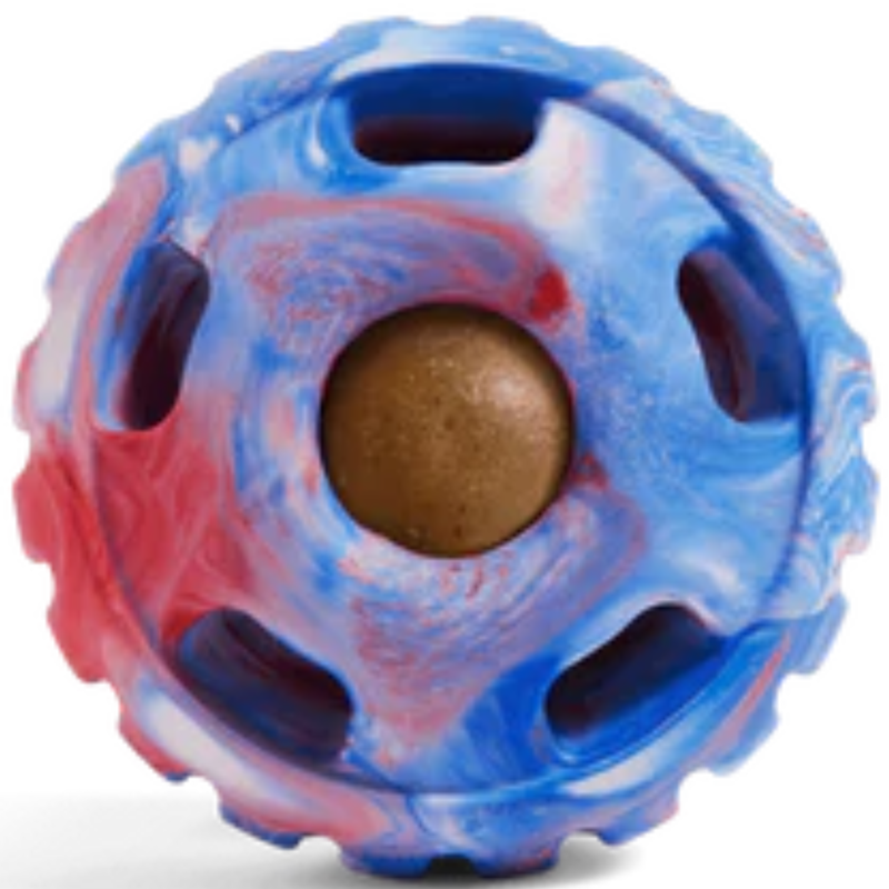 Woof Red White & Blue Tie-Dye 2026 Summer Pupsicle Dog Treat Toy