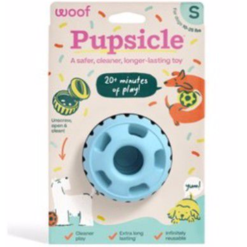 Woof Buddy Blue Pupsicle Dog Treat Toy