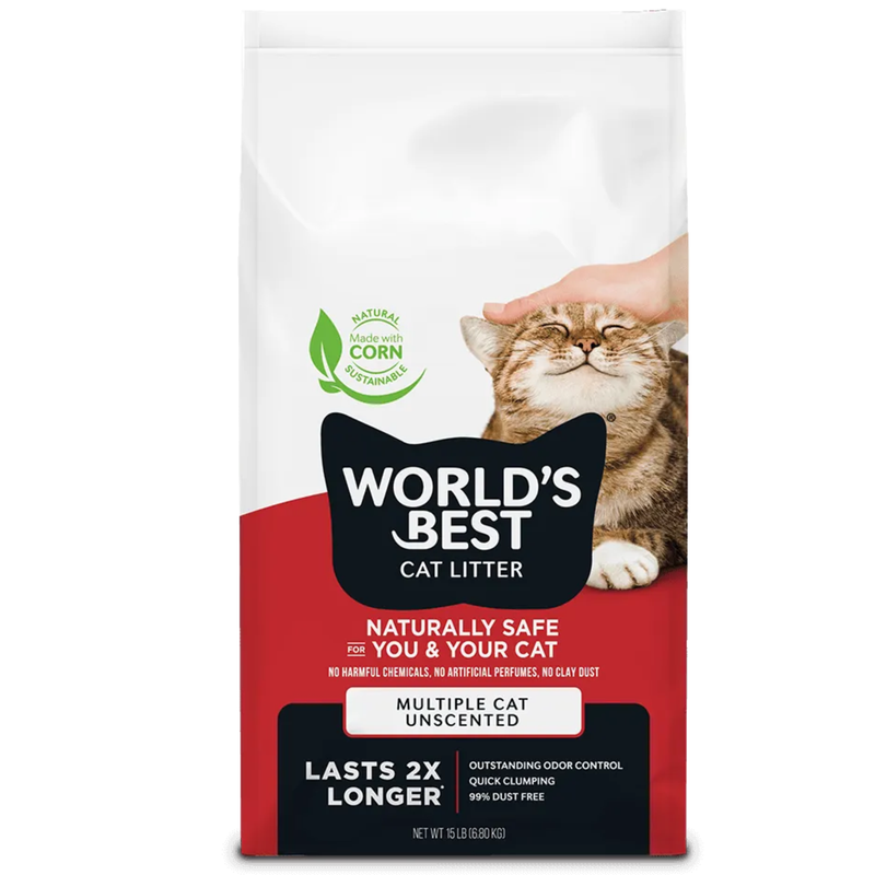 World’s Best Cat Litter Advanced Multiple Cat Unscented