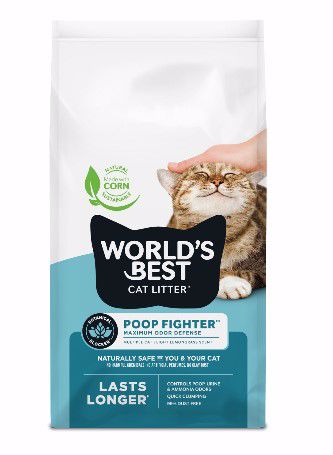 World’s Best Cat Litter Advanced Multiple Cat Poop Fighter Clumping