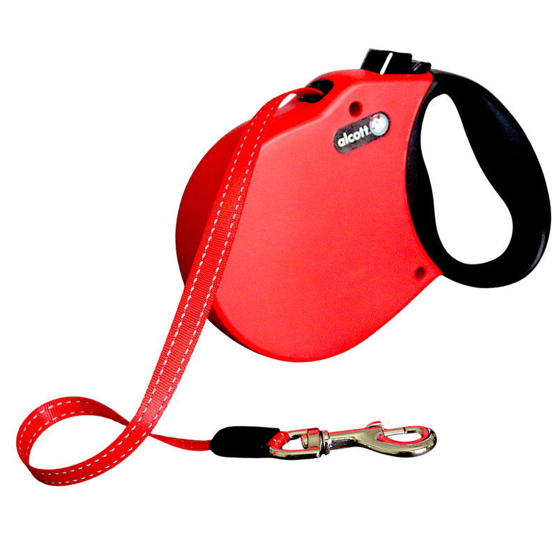 Alcott Adventure 16ft Small Retractable Leash For Dogs Up To 45lbs