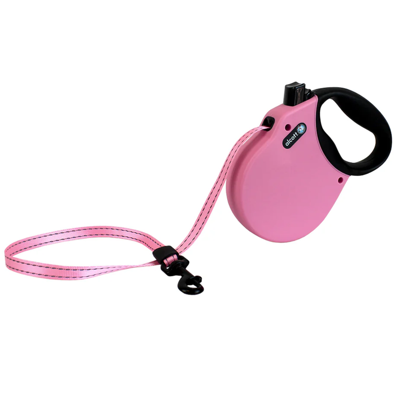 Alcott Adventure 16ft Small Retractable Leash For Dogs Up To 45lbs