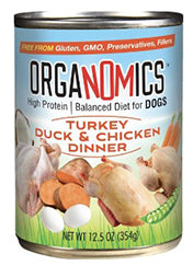 Evangers Organomics Turkey Duck Dinner For Dogs