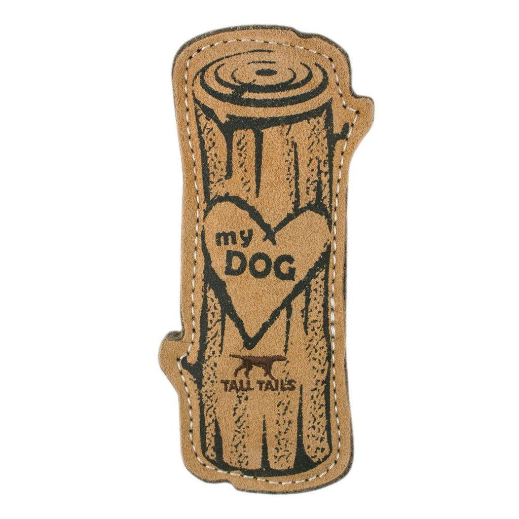 Tall Tails 9-in Leather and Wool "Love My Dog"