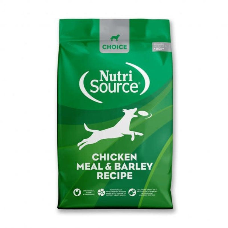 NutriSource "Choice" Chicken and Barley Dry Dog Food
