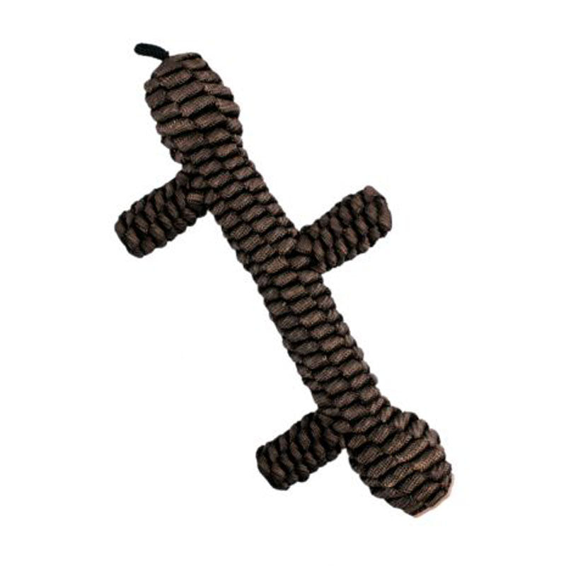 Tall Tails 9in Brown Braided Stick Toy