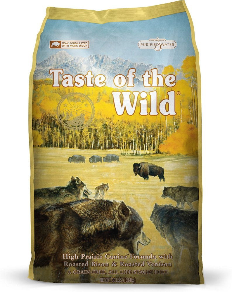 Taste Of The Wild High Prairie Dry Dog Food 28lbs