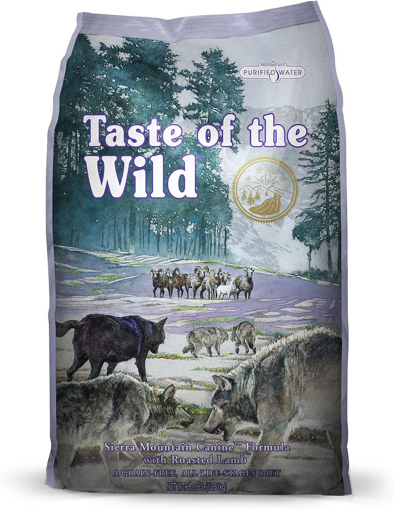Taste Of The Wild Sierra Mountain Dry Dog Food 28lbs