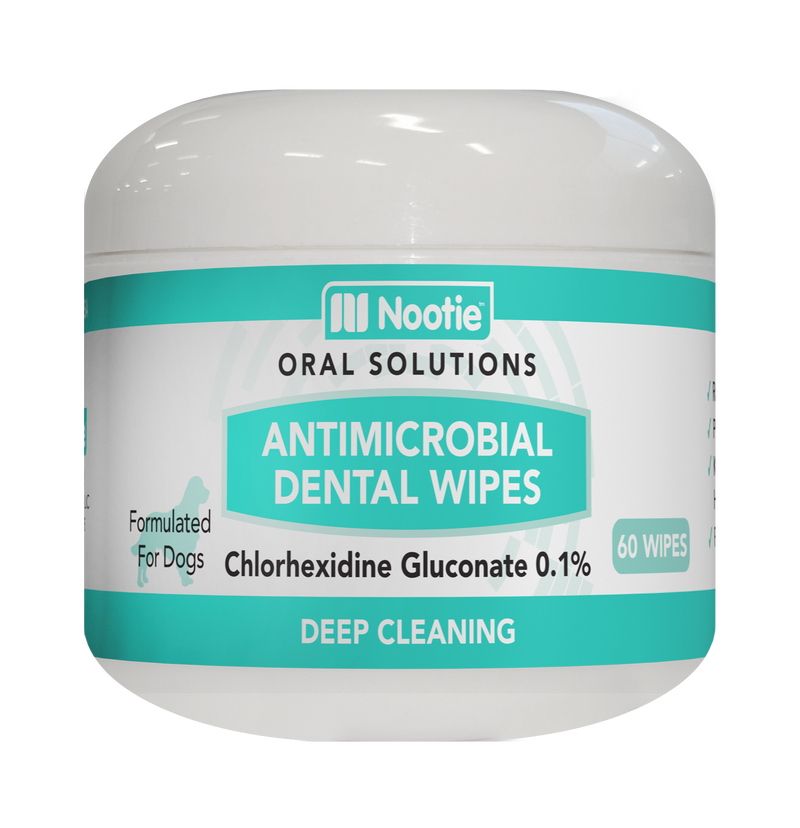 Nootie Antimicrobial Dental Wipes 60 wipes