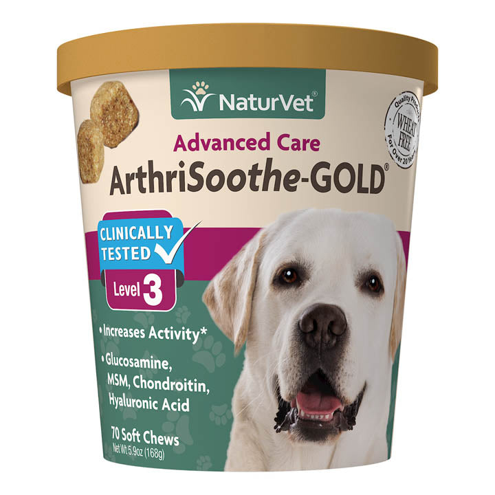 NaturVet ArthriSoothe-Gold Level 3 70soft chews