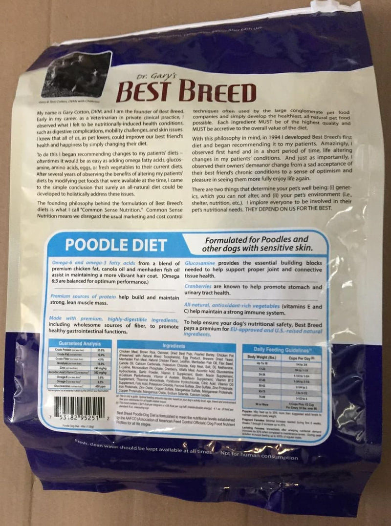 Dr. Gary's Best Breed Poodle Dog Diet